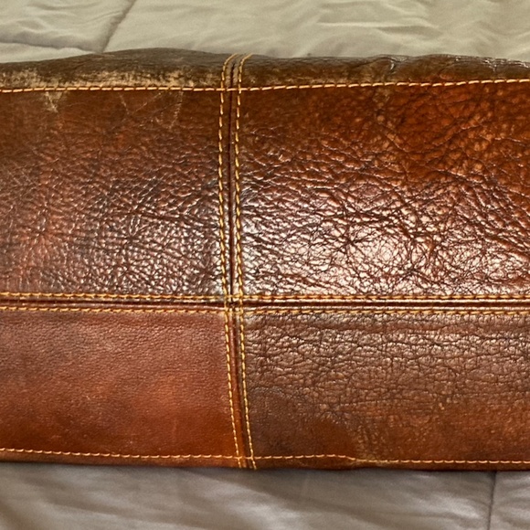 Brown Leather Shoulder Bag - Picture 3 of 6